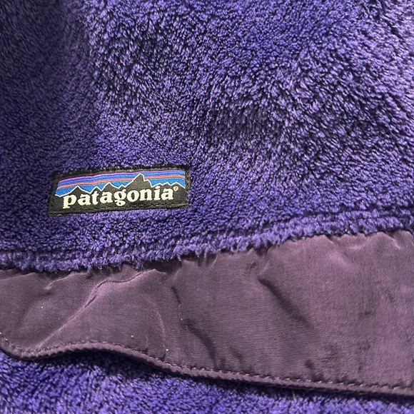 Patagonia Womens Purple Retool Snap Fleece Pullover Size Large - Picture 3 of 8